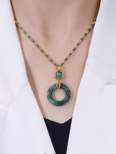 资茉原创设计项链毛衣链