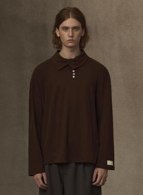 TAM TUAS【沙丘】德绒远红外保暖自发热亨利高领皮牌长袖打底T恤