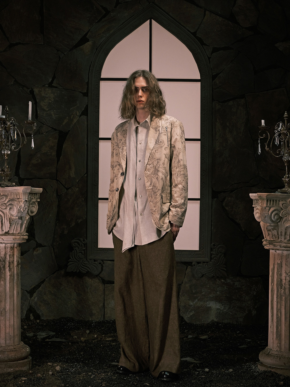 TAM TUAS《夜幕的挽歌》Acanthus 真丝花卉西装 意大利面料,男装,休闲西服,淘宝优惠券,粉丝福利购,淘宝优惠卷