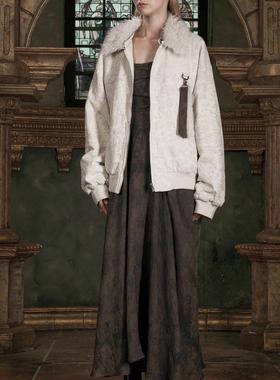 TAM TUAS 启示录  翻毛领3M新雪丽棉服吊饰夹克《伊索尔的旧梦》