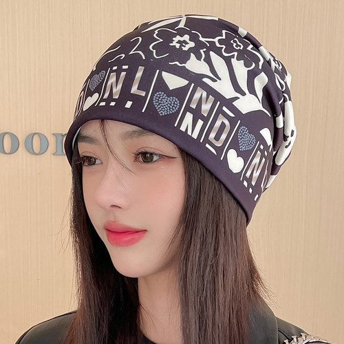 李佳埼推荐包头帽女保暖堆堆帽