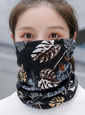 围脖脖套冬季防寒女款百变魔术头巾骑行面罩保暖户外围脖跑步男士