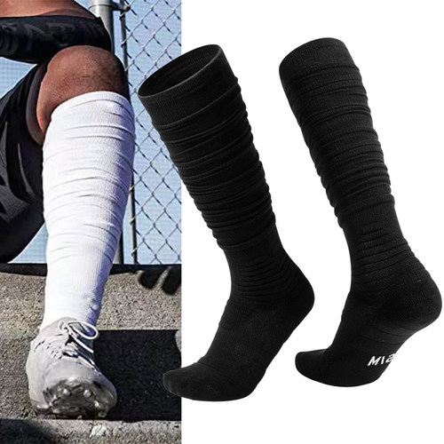 三双护踝加厚毛巾底足球橄榄球袜