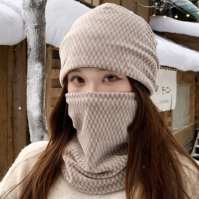 围脖帽子男女秋冬季保暖防风防寒