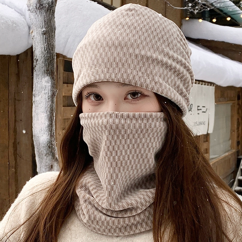 围脖帽子男女秋冬季保暖防风防寒
