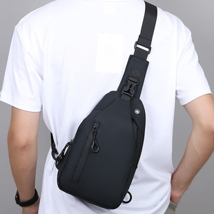 随身便携单肩小背包外出男式 胸包男款 手机腰包 斜挎包2026新款 男士