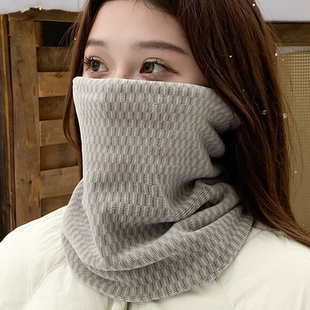 新款 电动车护颈脖套冬天防寒防风面罩保暖神器 骑行围脖男女秋冬季
