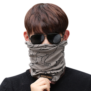 骑行百变头巾加厚保暖面罩男女冬天户外登山滑雪护颈围脖包头帽子