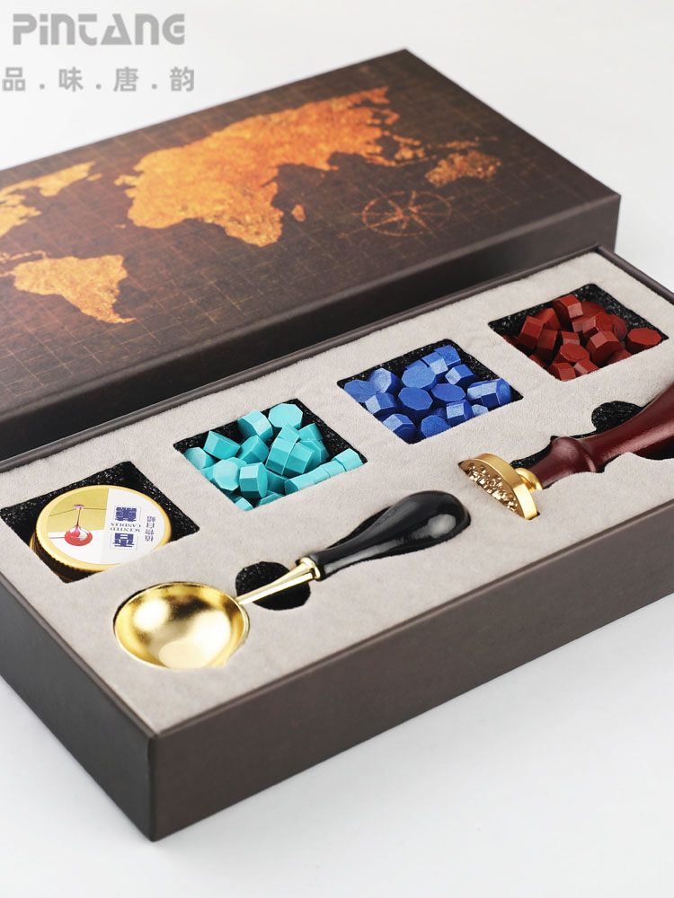 Wax seal set Vintage DIY sealing wax gift wedding invitation