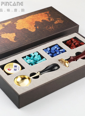 Wax seal set Vintage DIY sealing wax gift wedding invitation