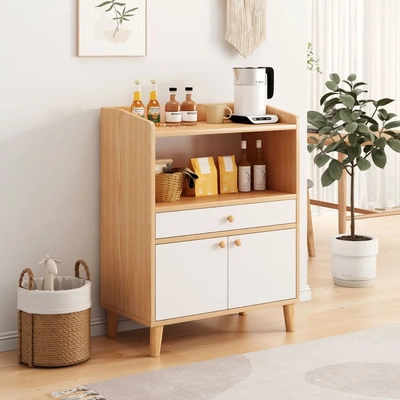 Bedroom storage rack Tea water cabinet locker credenza