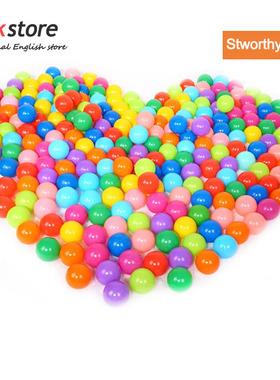 100 Baby Kids Swim Pit Balls Toy Colorful ball Soft Plastic