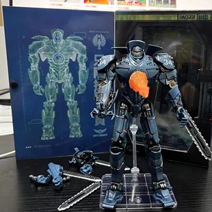 环太平洋机甲豪华双刀危险流浪者不可发光版超可动多配件模型手办