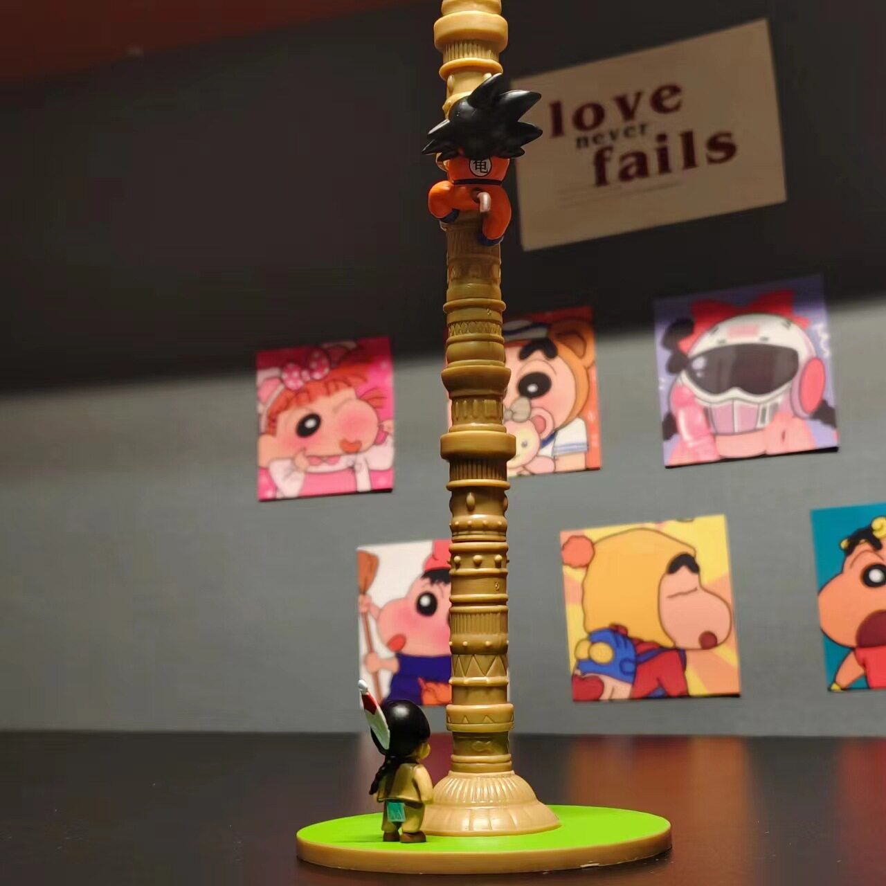 跨境动漫手办七龙珠童年悟空初爬卡林塔手办盒装模型摆件场景还原