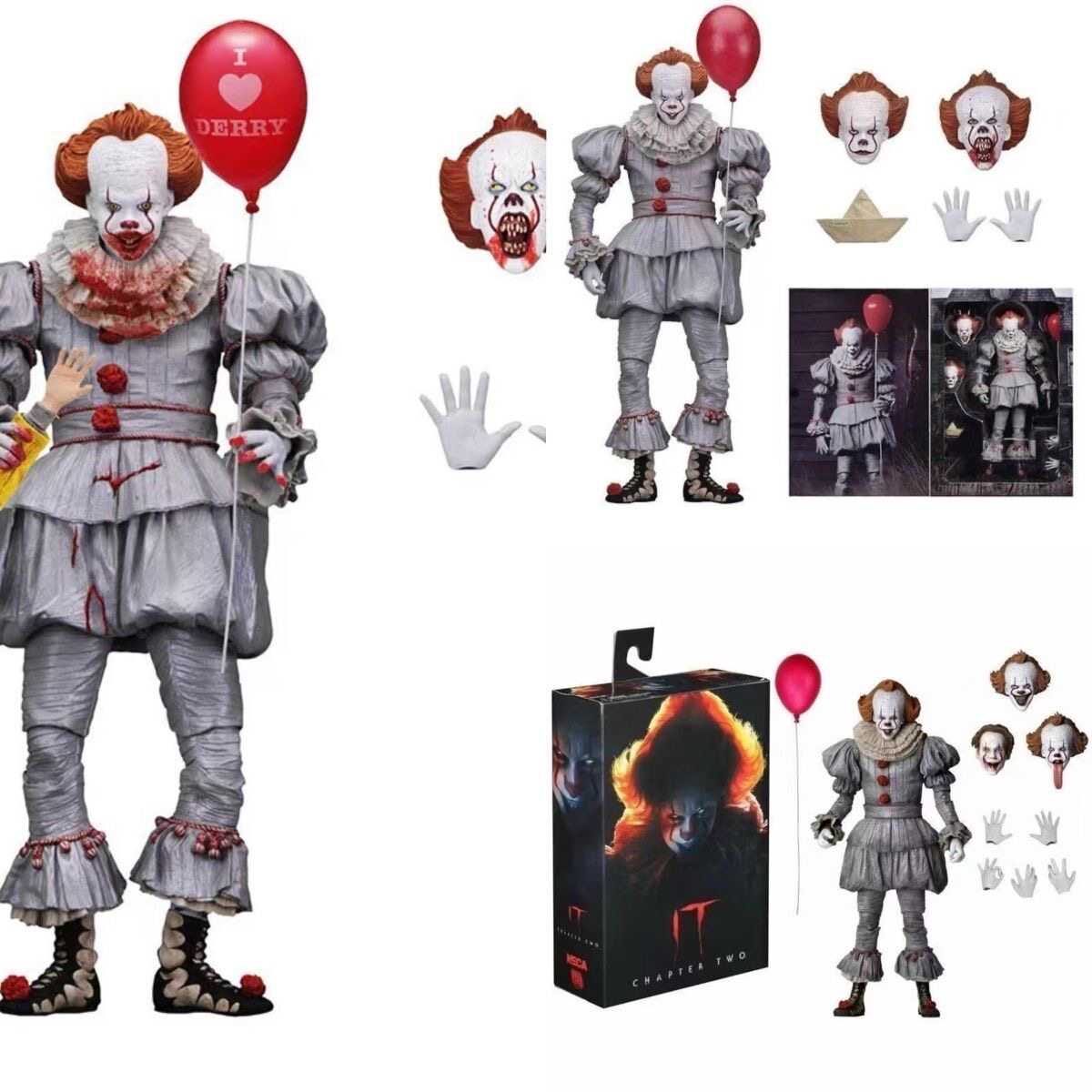 NECA 小丑回魂豪华版IT 3D 2017年电影 人偶手办模型礼物摆件图片