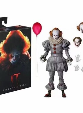 NECA 小丑回魂豪华版IT 3D 2017年电影 人偶手办模型礼物摆件