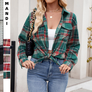 New autumn winter women's casual fashionable loose shirt top