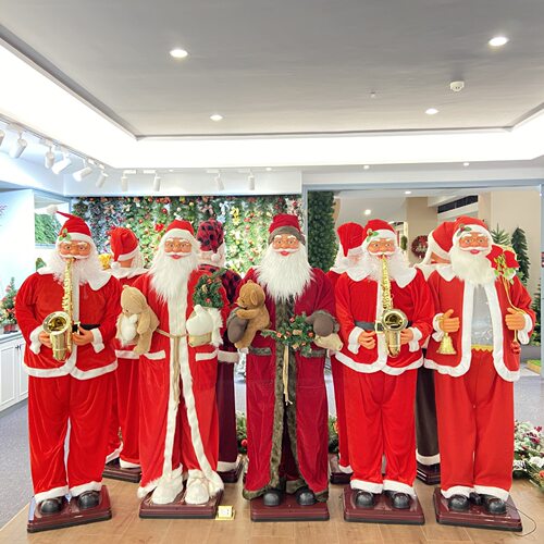 Can sing and dance Santa Claus Hotel Shopping Mall Welcome