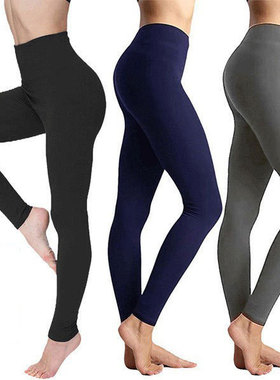 Winter plus women's leggings thick fleece slim fit pants