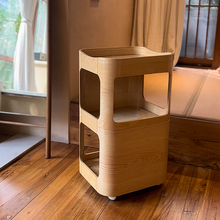 匠心大气款美容院实木推车SPA会所工具车皮肤管理民宿酒店置物架