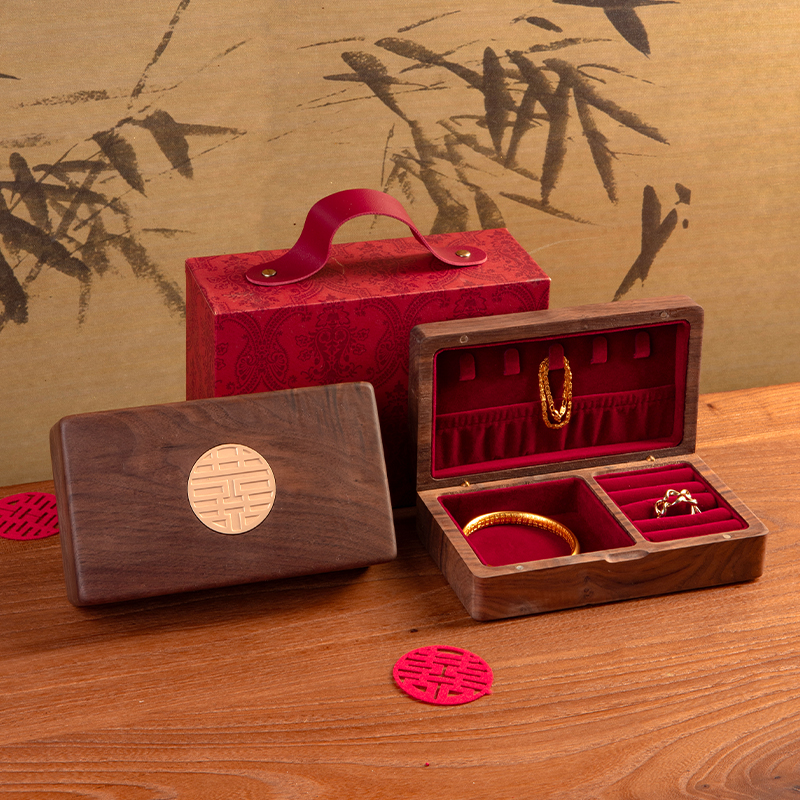 首饰收纳盒新婚订婚伴手礼物