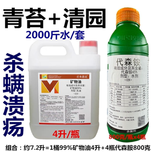 清园除青苔代森胺+矿物油果树柑桔青苔清园用药红蜘蛛