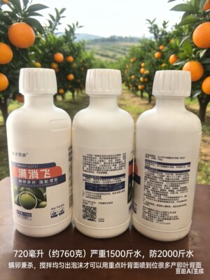 满消飞红蜘蛛助剂柑橘二斑叶螨茶黄螨物理封闭呼吸兼卵