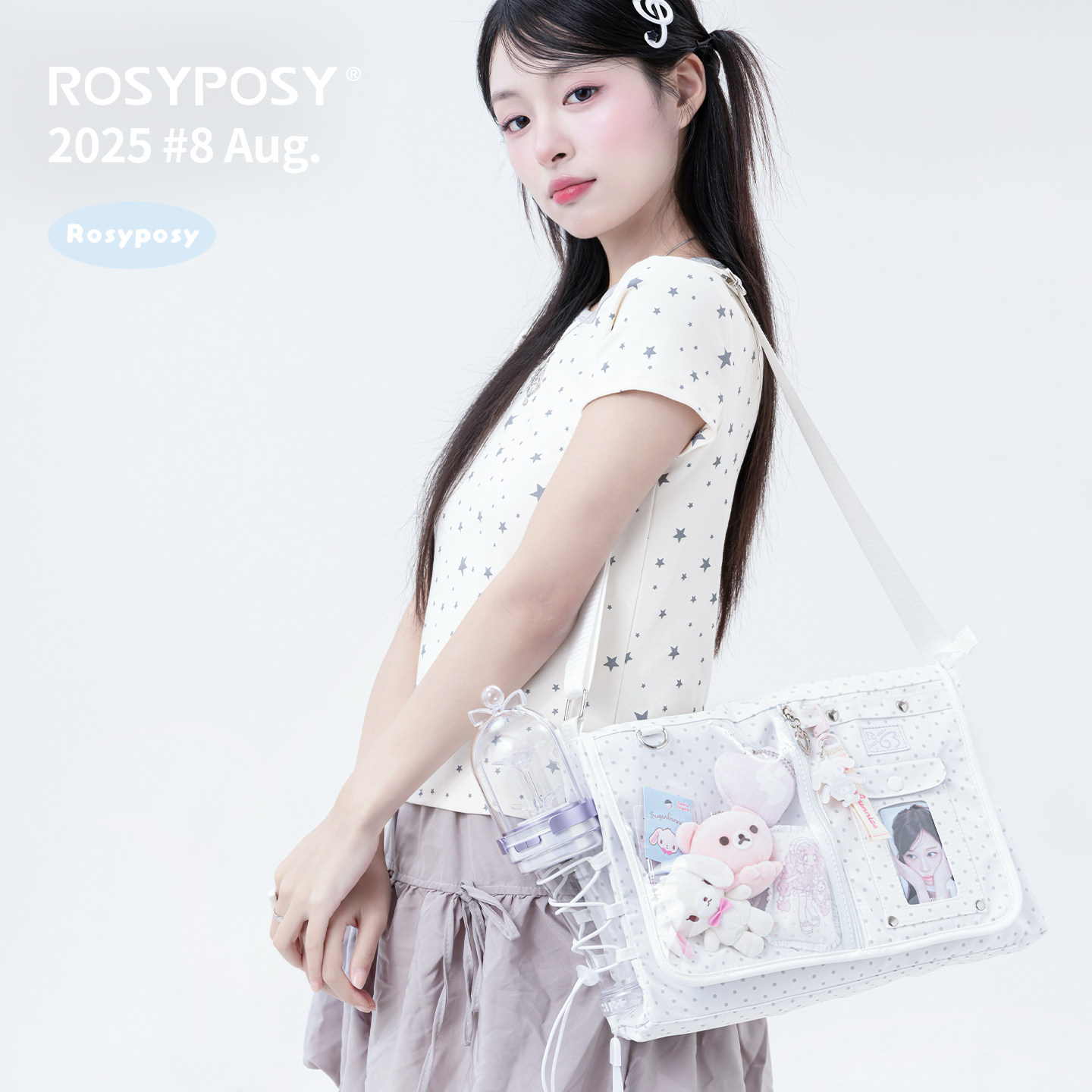 「可插应援棒！波点风」Rosyposy柔设10cm娃追星斜挎痛包推活线下图片