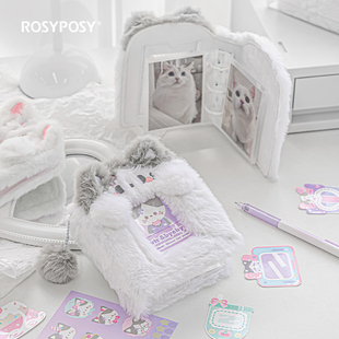 「欢迎MEIMEI」RosyPosy毛绒一宫格卡册拍立得小卡追星Tutubyebye
