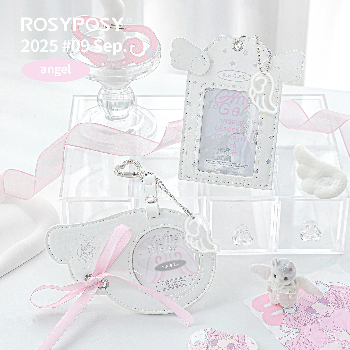 「天使の翼！翅膀吧唧套」ROSYPOSY柔设小卡包门禁身份追星心