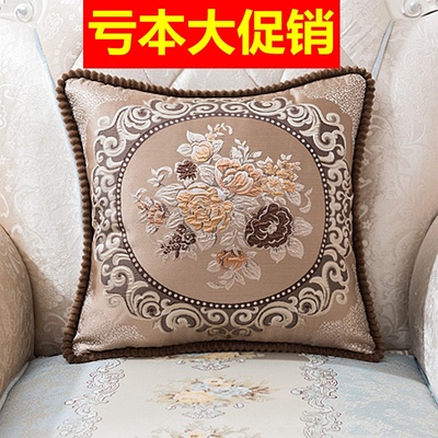 客厅抱枕套欧式沙发抱枕套含芯靠