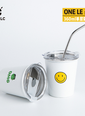 FEELC玩乐不锈钢金属咖啡随行杯冰博客澳白dirty短笛拿铁通勤杯