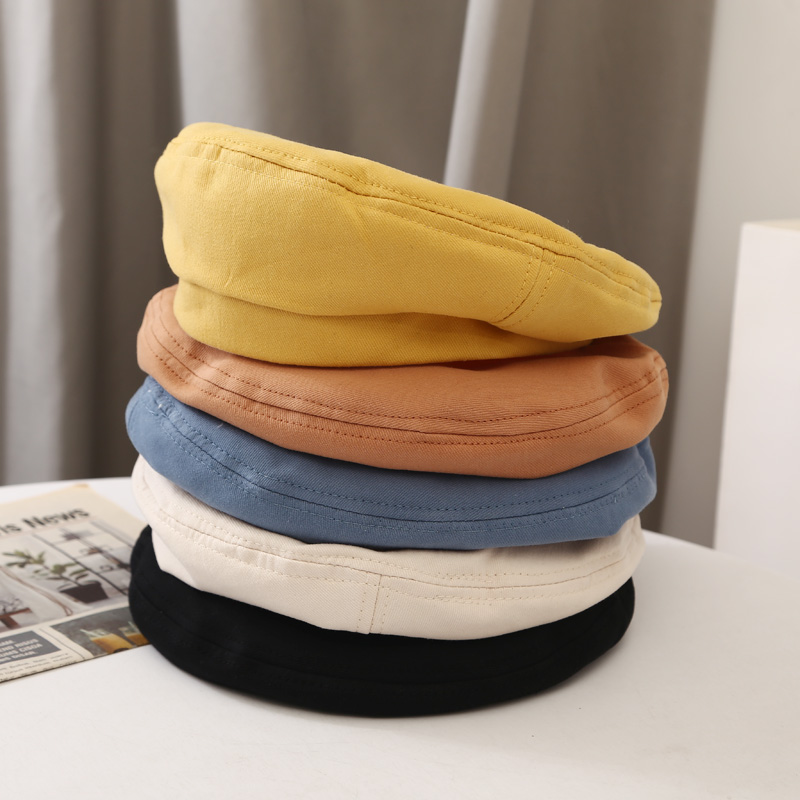 贝雷帽女薄款夏季黑色网红韩版潮