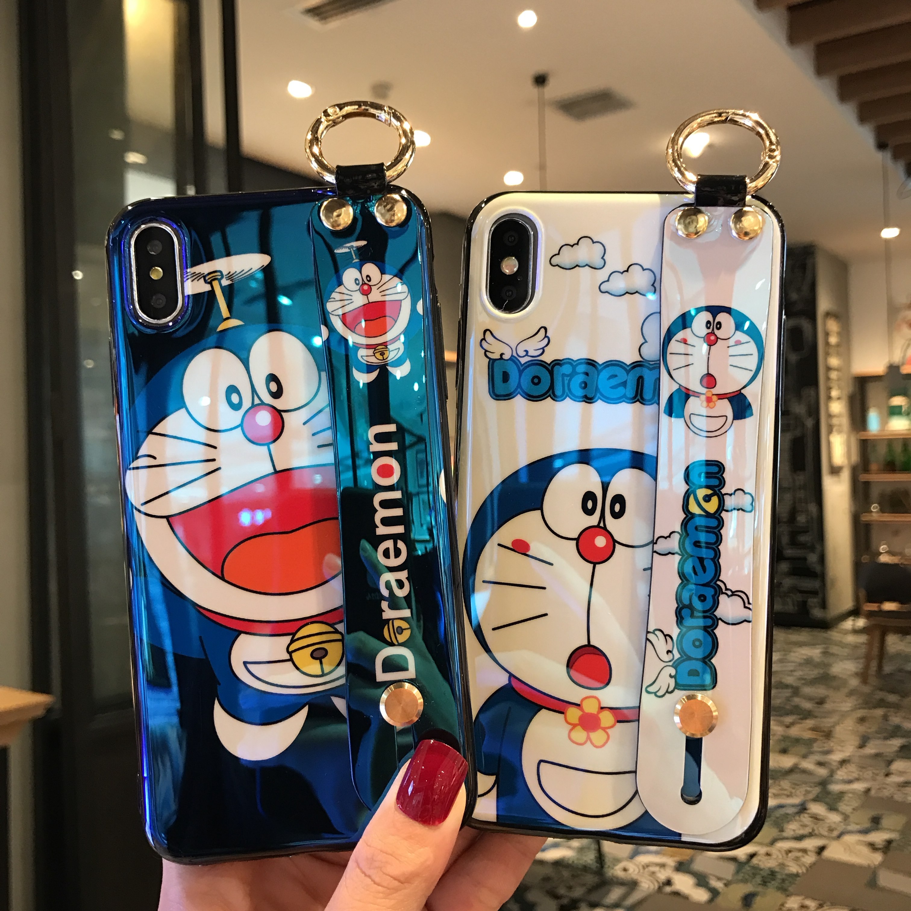 Reno Wrist strap Doraemon oppor9s Mobile phone shell r11s Blue light r17 All Inclusive cartoon r15 Anti fall tide men and womenin the 3C Digital Accessories, Cell Phone Accessories , Phone Protection Case/Shell  category - from Buy2taobao.com to provide professional Taobao agent buy service