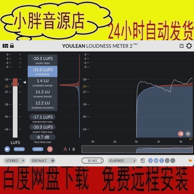 YouleanLoudness测量效果器