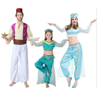 阿拉丁神灯cos 公主茉莉成人儿童cosplay演出服装Aladdin costume