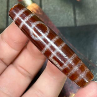 西藏高油包浆红肉龙鳞凤血天地虎牙 般若 财神 二 三 五 九眼天珠