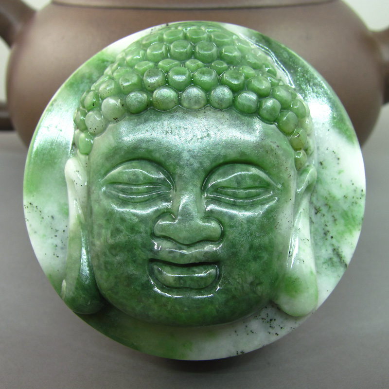 属羊属猴本命佛大日如来玉石腰扣南阳独山玉皮带扣腰牌玉器腰佩