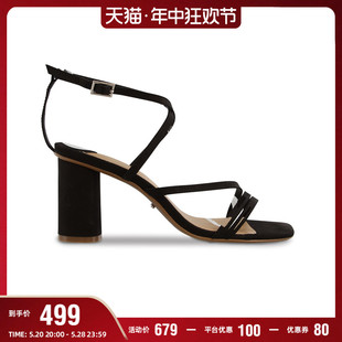 【SALE】TONYBIANCO交叉细带高跟女凉鞋方头粗跟一字扣气质Radley