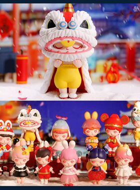 正版泡泡玛特 BUNNY 恭贺新禧系列