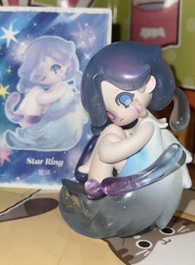 正版泡泡玛特 Azura 一场有关星星的梦系列 星环