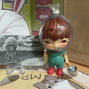 正版泡泡玛特 Hirono小野 小小使坏系列 漏网的鱼