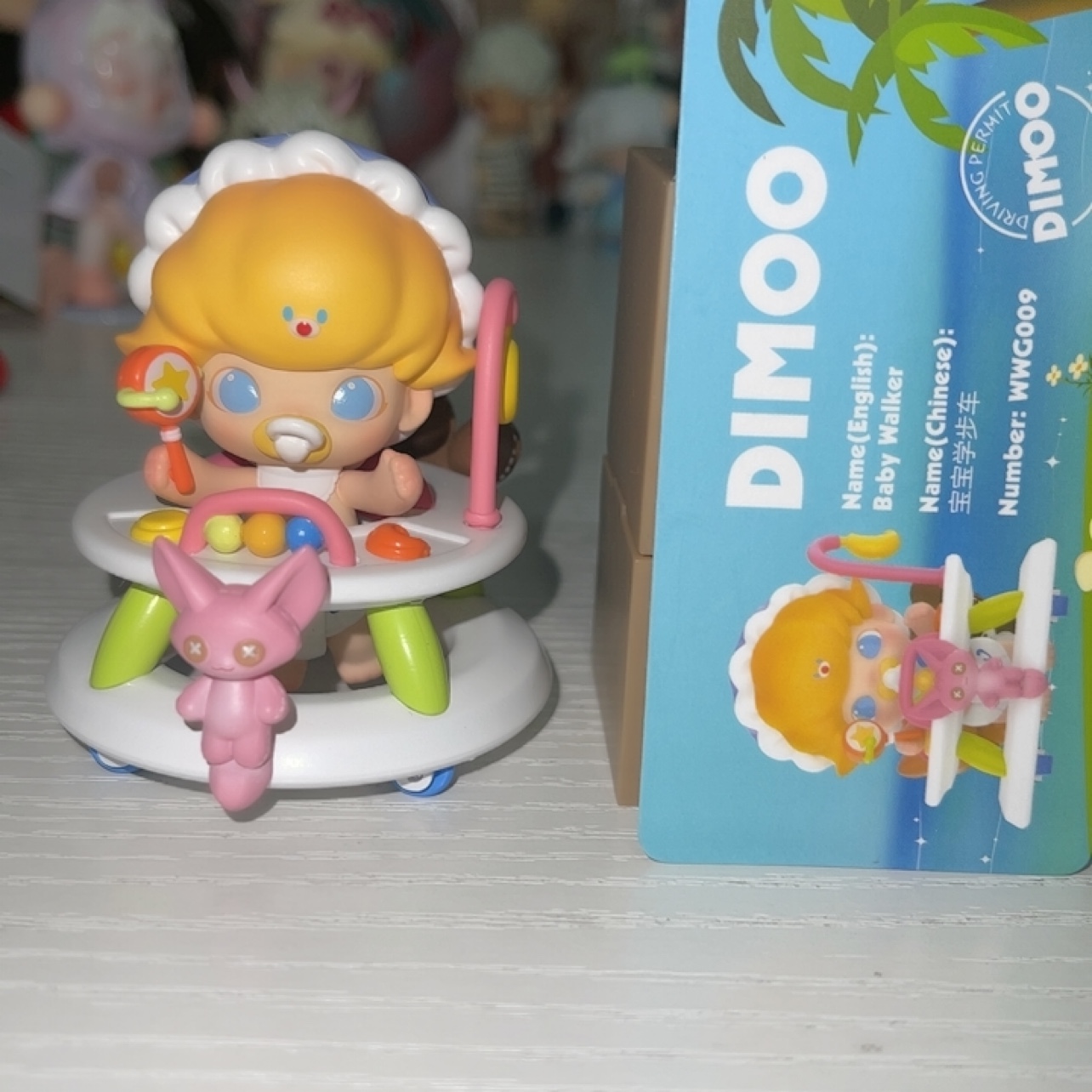 正版泡泡玛特-DIMOO-宝宝车车