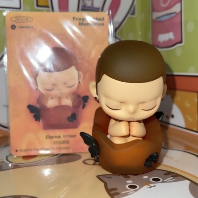 正版泡泡玛特 KUBO 呼吸感应系列 时光琥珀