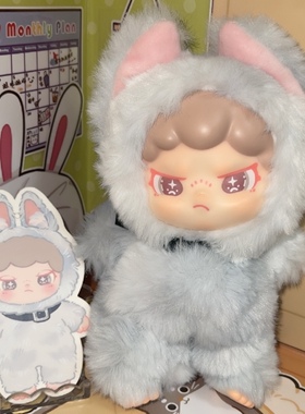 正版盲盒 DORA 山海异梦系列搪胶 睚眦