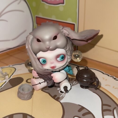 正版盲盒 SKULLPANDA 平日奇境系列 坐立不安的你