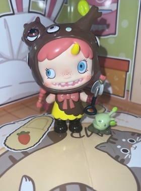 正版泡泡玛特 POLAR 你好宝拉第一系列 又铲坏了一颗