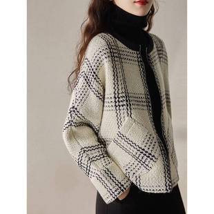 潮牌秋冬季新款时尚洋气高级感百搭上衣气质显瘦宽松短款外套女