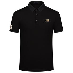 男短袖 欧洲站 黑色POLO衫 意大利之品 翻领轻商务休闲保 纯棉薄款
