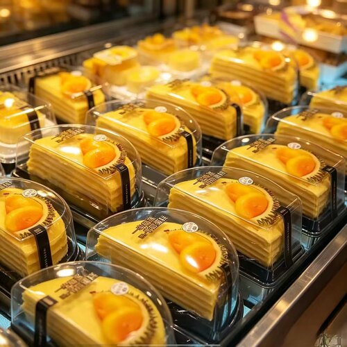 榴莲千层包装盒6寸慕斯千层打包